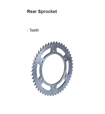 Brass Chain and Sprocket Kit for Yamaha R15 V3 KIT NMRC F326
