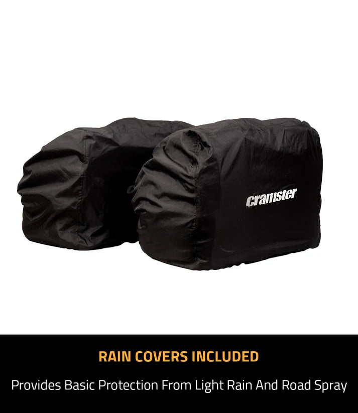 CRAMSTER Stallion 60L stormproof motorcycle saddlebags