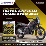 CRANK1 CRM359 ceramic rear brake pads for Royal Enfield Himalayan 450