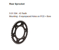 Brass plated chain sprocket kit for Ninja 250R HPXRC 236