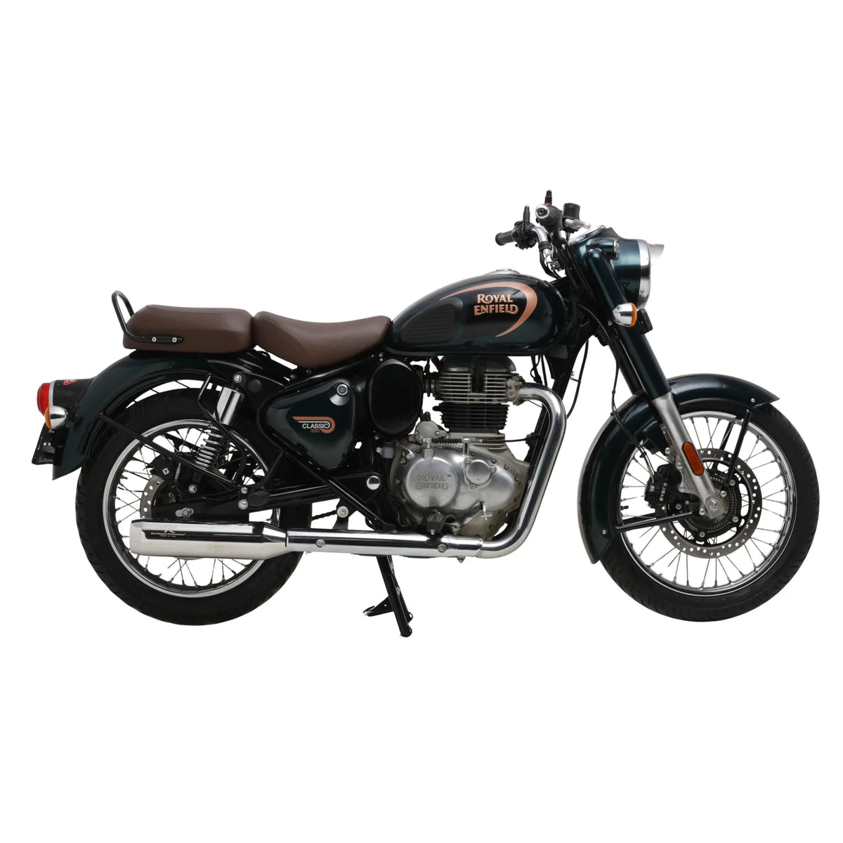 Red Rooster Polestar Pro Polish Exhaust for Royal Enfield Classic 350 Reborn