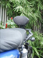 LEGUNDARY motorcycle backrest for Himalayan 450, V-Strom SX, H'ness CB350 and CB200X