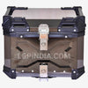 LGP 45L COLOURFULL reflective aluminum motorcycle top box with backrest

