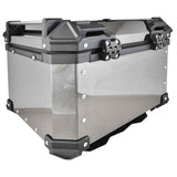 LGP 45L COLOURFULL reflective aluminum motorcycle top box with backrest

