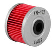 K&N KN-112 motorcycle oil filter cartridge high performance engine protection filter for Honda Kawasaki bikes