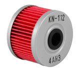 K&N KN-112 motorcycle oil filter cartridge high performance engine protection filter for Honda Kawasaki bikes