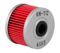 K&N KN-112 motorcycle oil filter cartridge high performance engine protection filter for Honda Kawasaki bikes