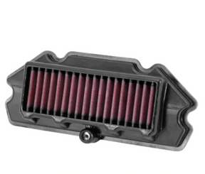 K&N air filter Kawasaki Ninja ZX-10R ZX1000 installed in airbox