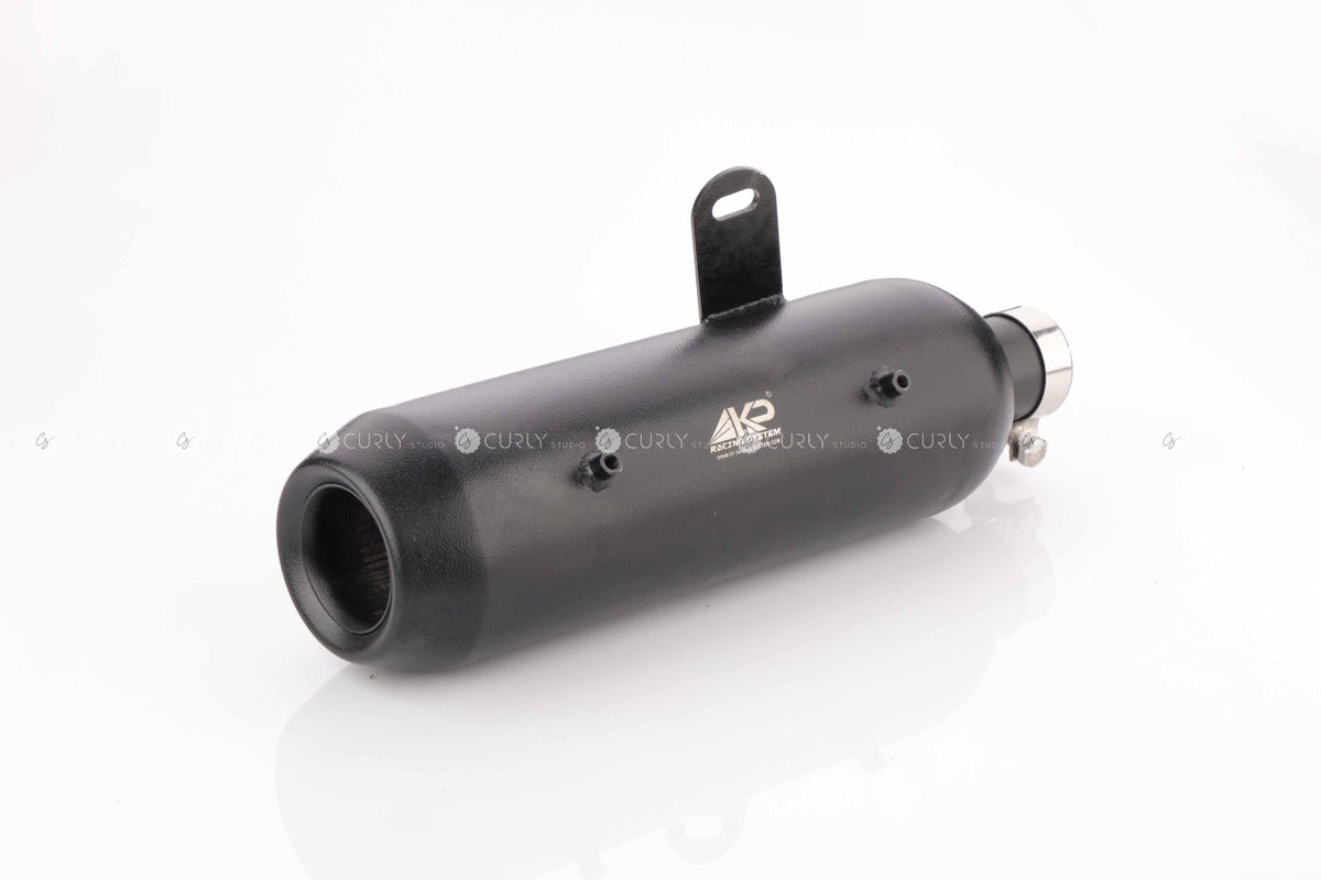 KP Racing Replica Exhaust SS304 Stainless Steel for Royal Enfield Hunter 350 with DB Killer Performance Silencer Lifetime Rust and Accidental Warranty