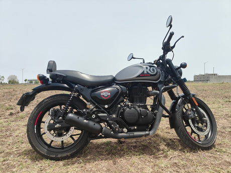 KP Racing Replica Exhaust SS304 Stainless Steel for Royal Enfield Hunter 350 with DB Killer Performance Silencer Lifetime Rust and Accidental Warranty