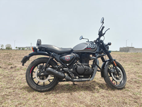 KP Racing Replica Exhaust SS304 Stainless Steel for Royal Enfield Hunter 350 with DB Killer Performance Silencer Lifetime Rust and Accidental Warranty