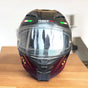 Ridex Titanium helmet chin mount with GoPro installed