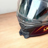 Ridex Titanium helmet chin mount with GoPro installed