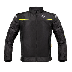 SCALA Blaze Motorcycle Riding Jacket Black Neon with CE Level 2 Armor