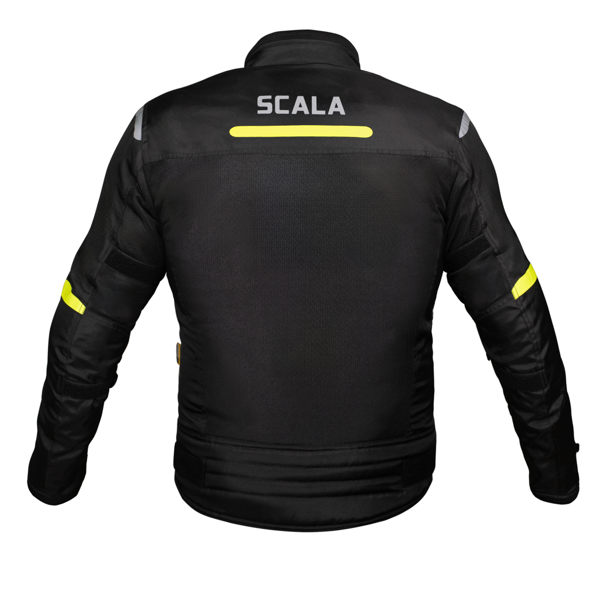 SCALA Blaze Motorcycle Riding Jacket Black Neon with CE Level 2 Armor