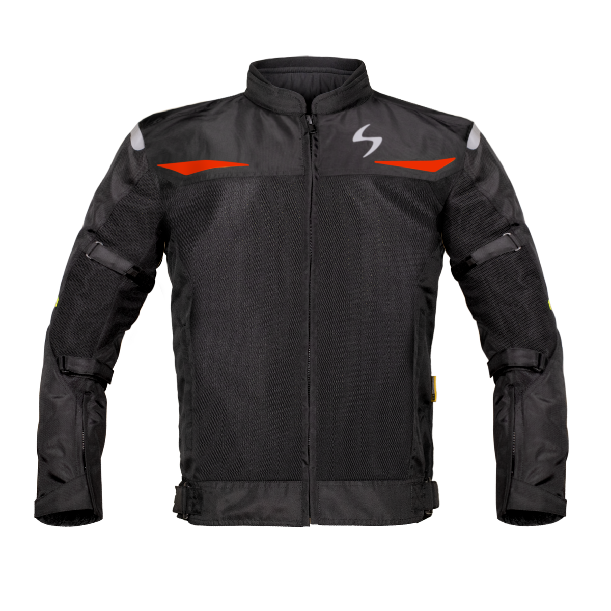 SCALA Blaze Motorcycle Riding Jacket Black Neon with CE Level 2 Armor
