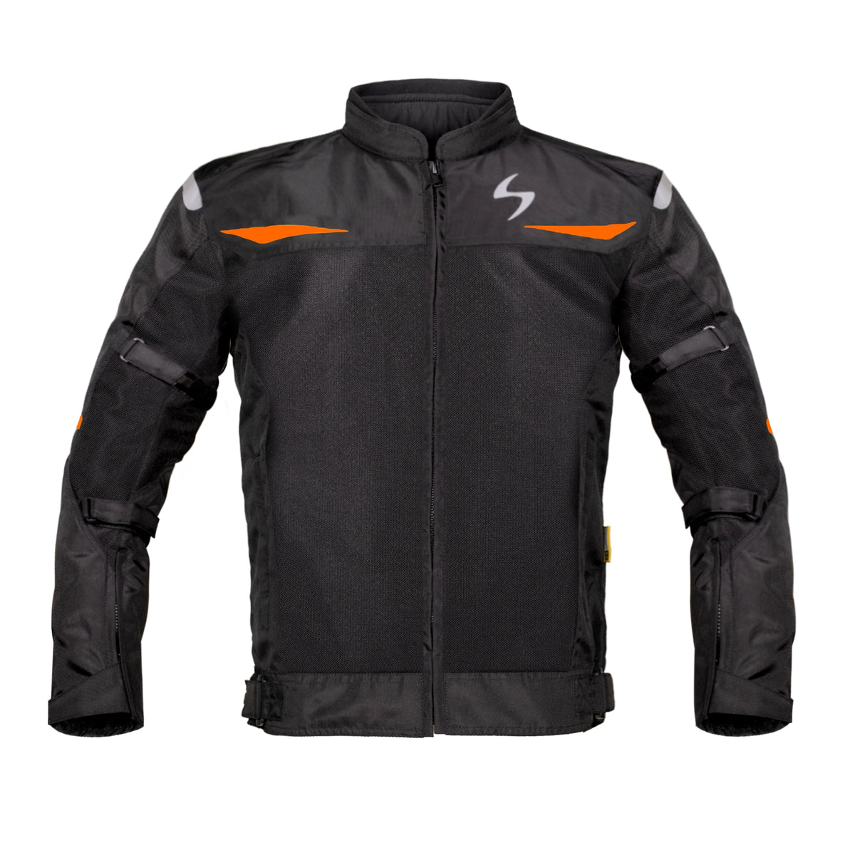 SCALA Blaze Motorcycle Riding Jacket Black Neon with CE Level 2 Armor