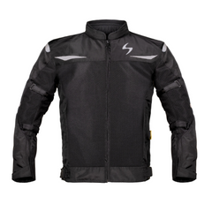 SCALA Blaze Riding Jacket Black & Red with SAFE-TECH CE Level 2 Armor