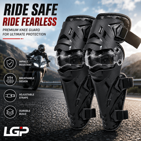 LGP motorcycle knee guards set of 2

