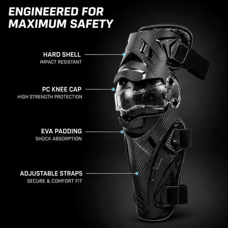 LGP motorcycle knee guards set of 2

