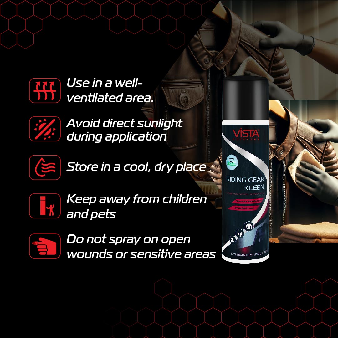 Vista riding gear cleaner foam spray 450ml
