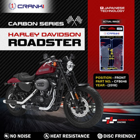 CRANK1 CFB046 carbon front brake pads for Harley-Davidson Roadster 2018