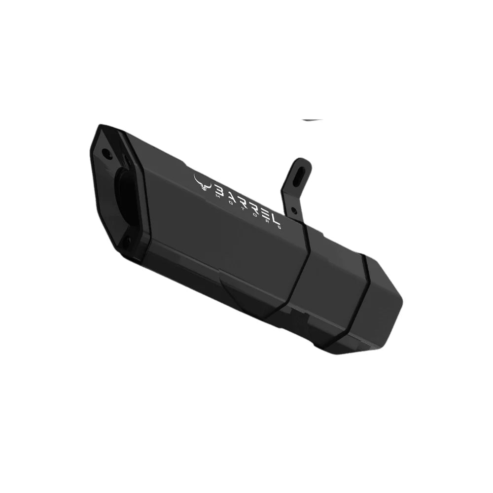 Barrel Rogue stainless steel slip-on exhaust for KTM Duke 200 and KTM RC 200 BS6