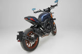Barrel Rogue 2.0 stainless steel exhaust with decat pipe for Benelli 502C performance motorcycle exhaust