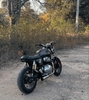 SS Motocorp 2x1 Short Can Exhaust for Royal Enfield Interceptor 650