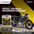 CRANK1 Ceramic Rear Brake Pads for Royal Enfield Interceptor 650 | HH Rated