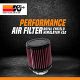K&N High Performance Air Filter for Royal Enfield Himalayan 411 BS3 BS4 BS6 Motorcycle