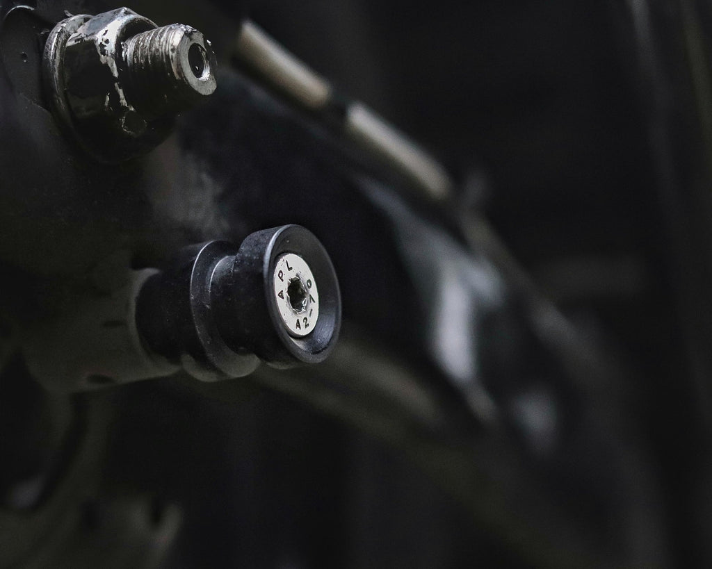 SS Motocorp Performance Bred Swingarm Spools for Royal Enfield Interceptor 650 & Continental GT 650 | Billet Aluminum Paddock Stand Spools