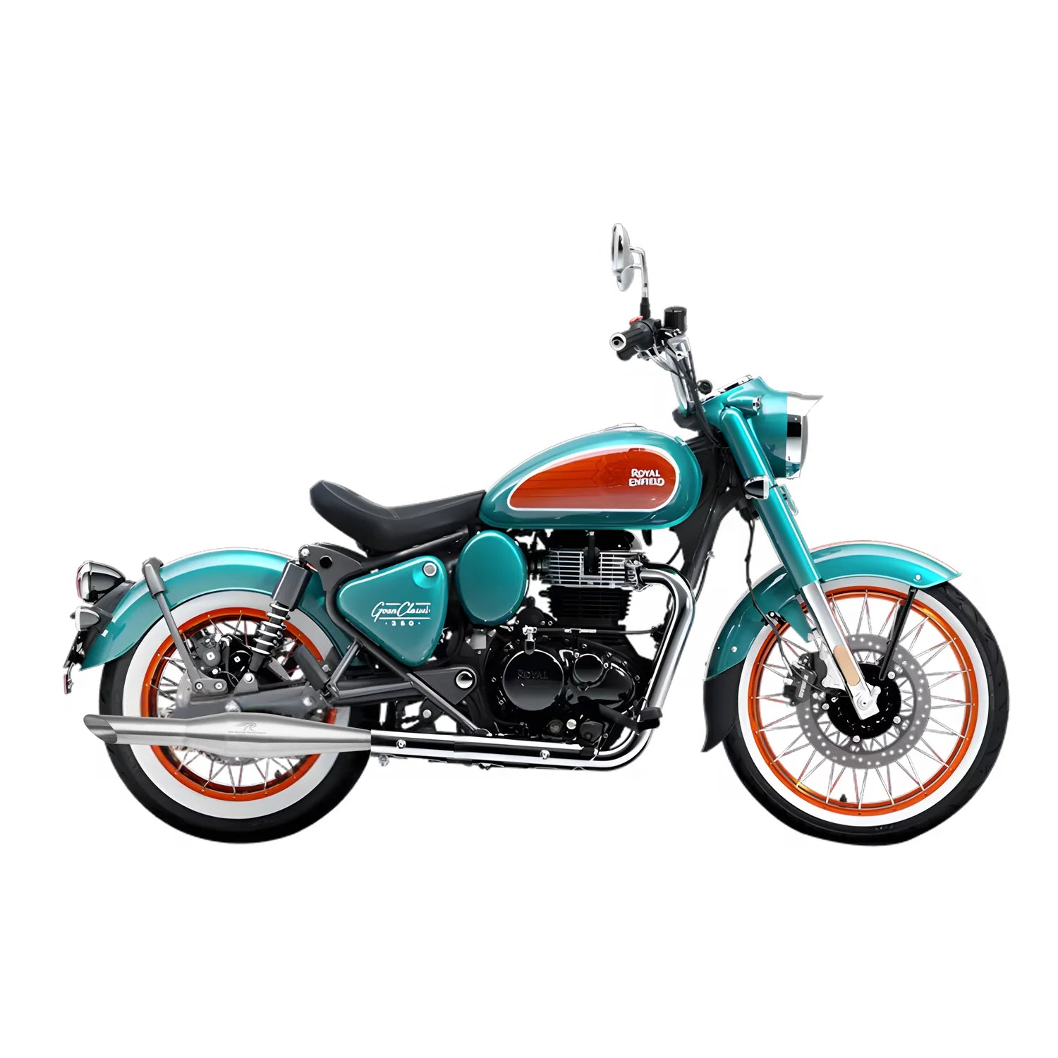 Red Rooster Rumbler Ace Exhaust for Royal Enfield Goan Classic 350