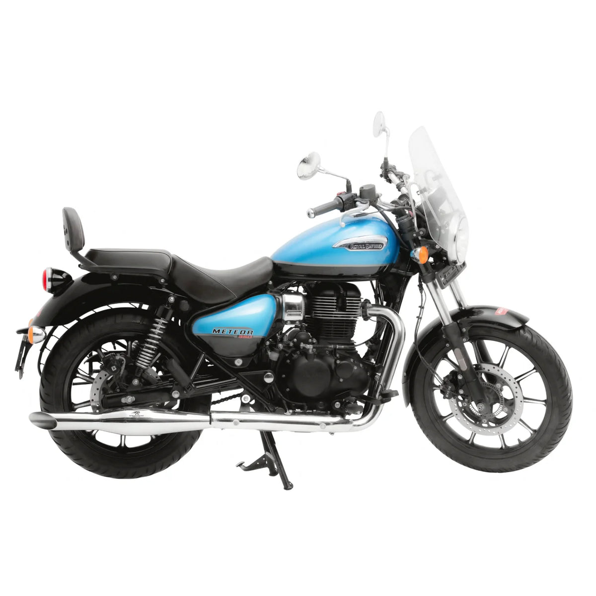 Red Rooster Rumbler Ace Polish Exhaust for Royal Enfield Meteor 350