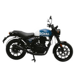 Red Rooster Rumbler Max Black Matte Exhaust for Royal Enfield Hunter 350 Performance Exhaust