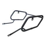 MotoCare saddle stay for TVS Apache RTR 160 heavy duty luggage support bracket installed on motorcycle
