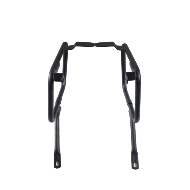 MotoCare saddle stay for Jawa 42 side view installed