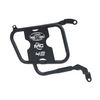MotoCare saddle stay installed on Jawa 42 FJ motorcycle supporting saddlebags for touring and stability