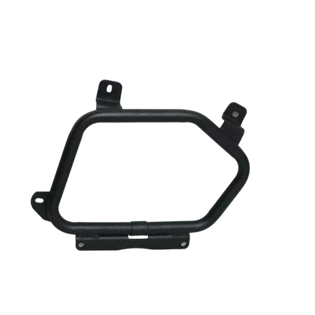 MotoCare saddle stay with footrest Himalayan 450 installed