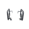MotoCare saddle stay with plate installed on TVS Apache RTR 160 side view
