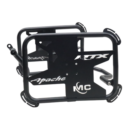 MotoCare saddle stay with plate for TVS Apache RTX 300 luggage support bracket pannier carrier motorcycle accessory