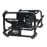MotoCare saddle stay with plate for TVS Apache RTX 300 luggage support bracket pannier carrier motorcycle accessory
