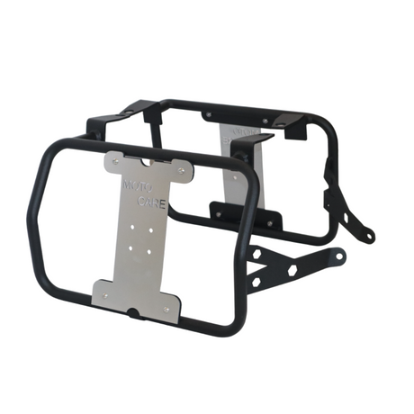 MotoCare saddle stay with plate BMW F850 GS black installed