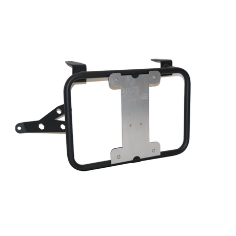 MotoCare saddle stay with plate BMW F850 GS black installed