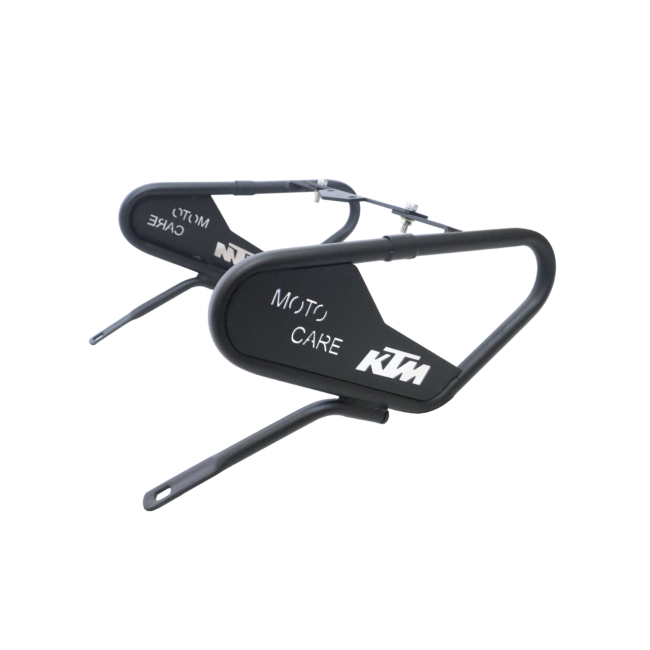 MotoCare KTM Duke 200 BS6 saddle stay with plate for secure saddle bag mounting and motorcycle luggage support