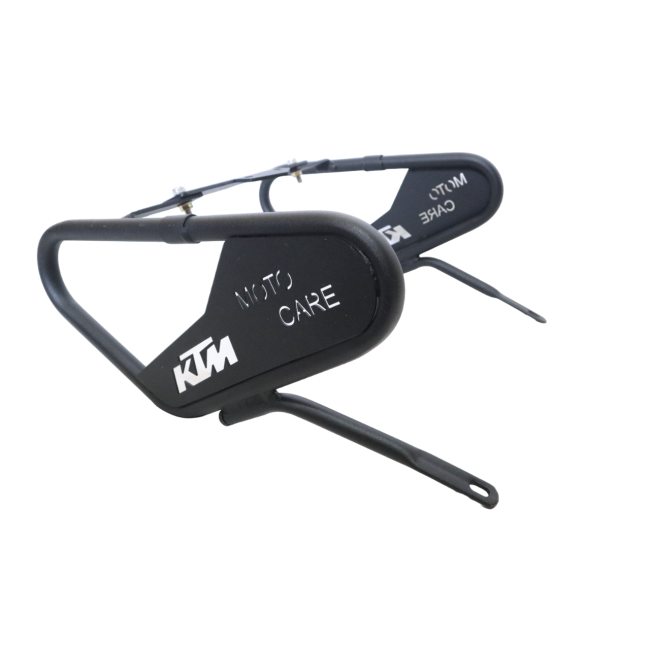 MotoCare KTM Duke 200 BS6 saddle stay with plate for secure saddle bag mounting and motorcycle luggage support