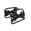 MotoCare saddle stay with plate installed on Hero Xpulse motorcycle supporting saddlebags for touring and off-road stability