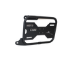 MotoCare saddle stay with plate installed on Hero Xpulse motorcycle supporting saddlebags for touring and off-road stability