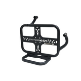 MotoCare saddle stay with footrest Shotgun 650 installed