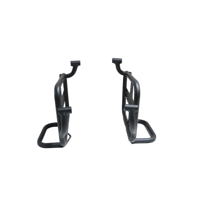 MotoCare saddle stay with footrest Shotgun 650 installed